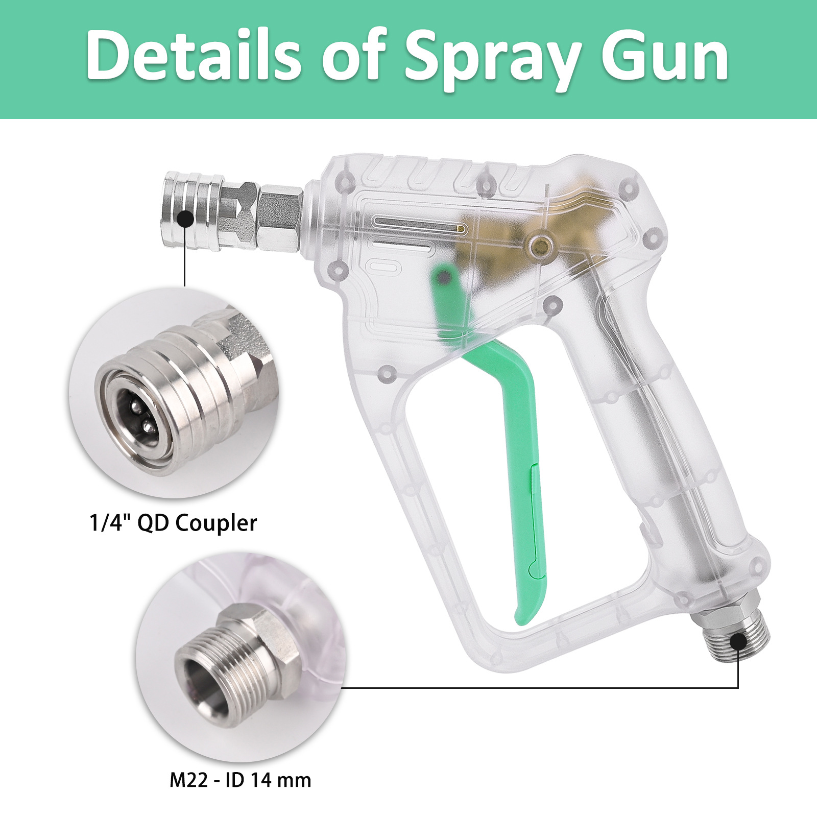 High Pressure Washer Gun with  - Foam Cannon Car Wash recension och pris