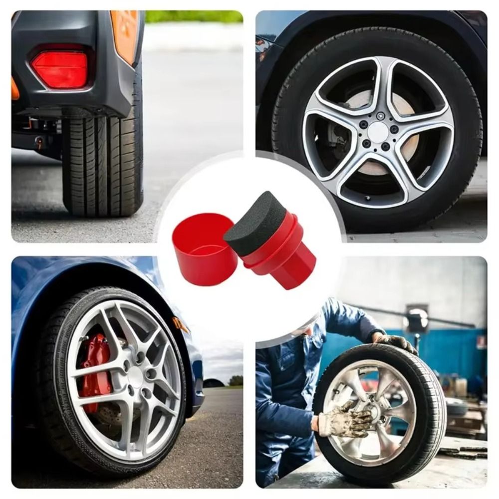 Curved Tire Polishing Sponge w - Wax Applicator Pad recension och pris