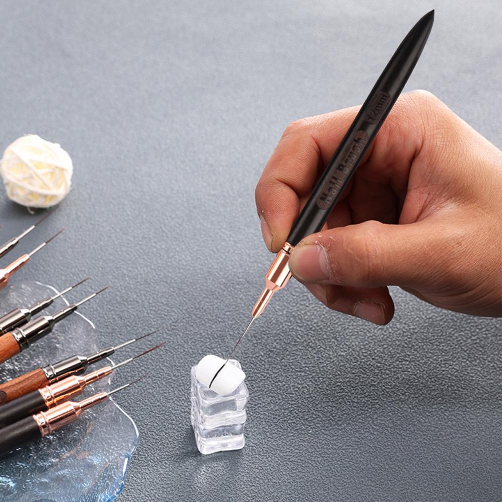 Fine Detail Nail Brush 6/9/12/ - Detailing Brush Set recension och pris