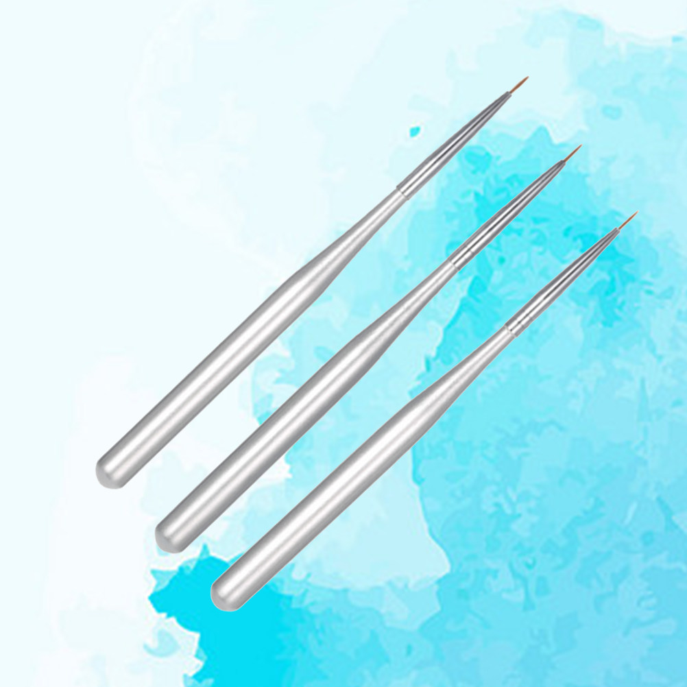 3Pcs Nail Art Liner Pen Set Di - Detailing Brush Set recension och pris