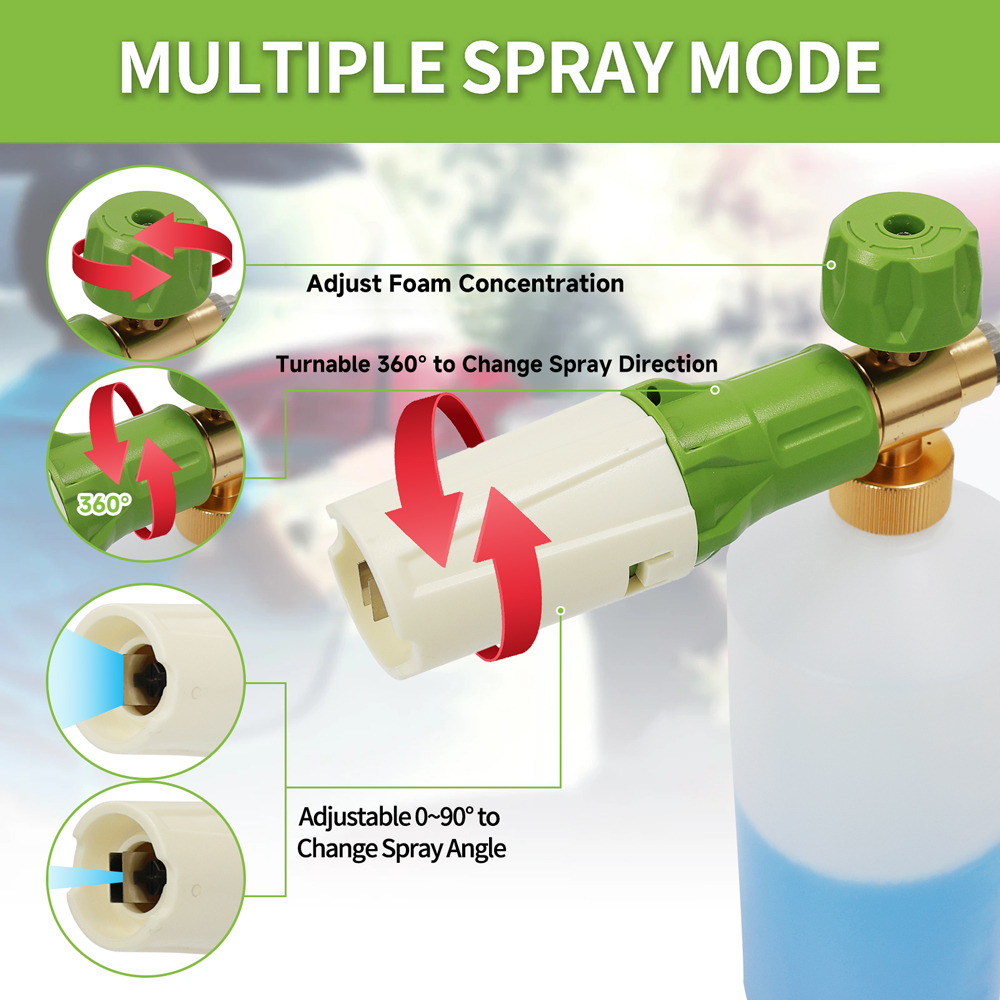 Aluminum Foam gun Lance Foam c - Foam Cannon Car Wash recension och pris