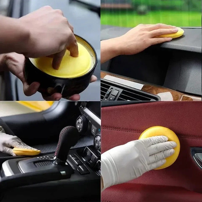 6PCS Car Care Foam Wax Applica - Wax Applicator Pad recension och pris