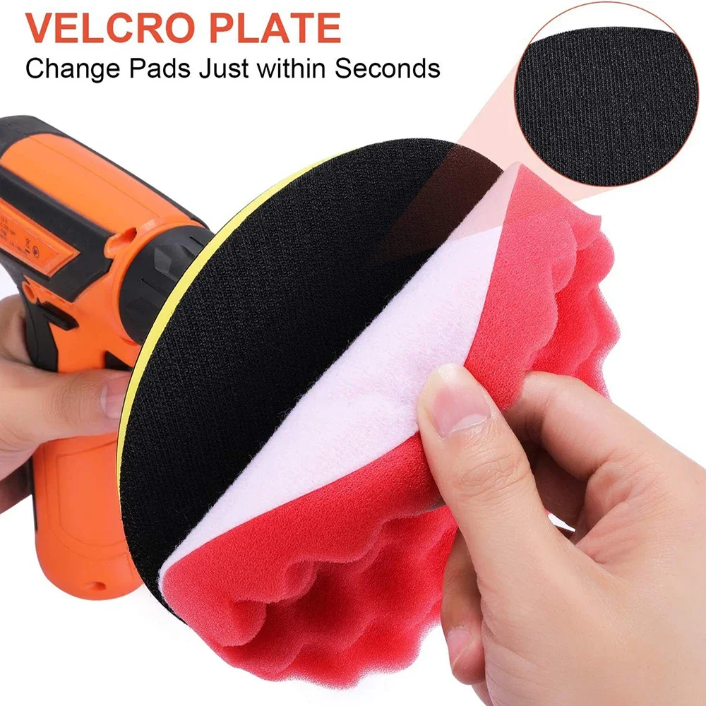 8Pcs Car Polishing Pads Kit 3/ - Polish Pad Set Buffer recension och pris
