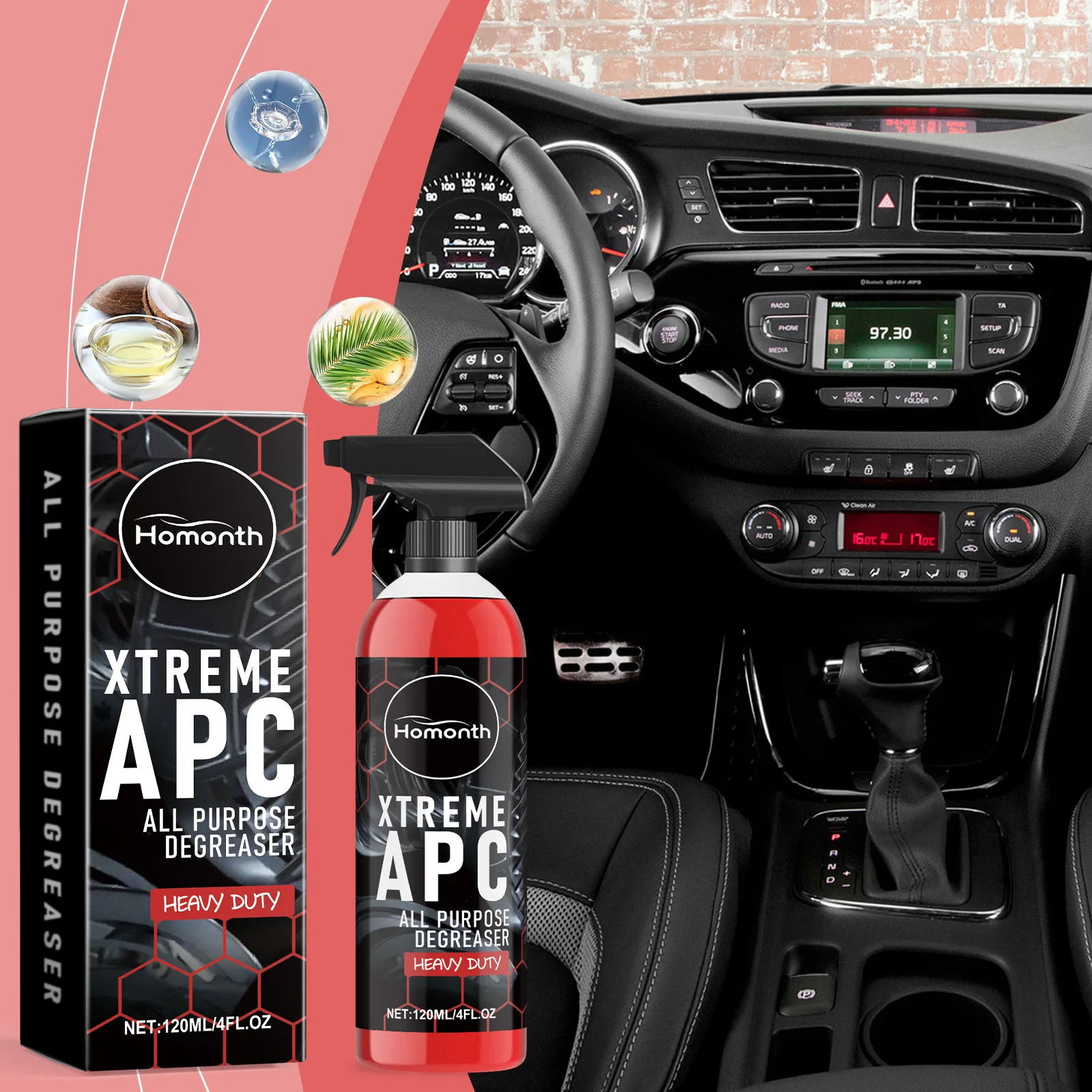 Multi-Purpose Car Cleaner Remo - Seat Cleaner Fabric recension och pris