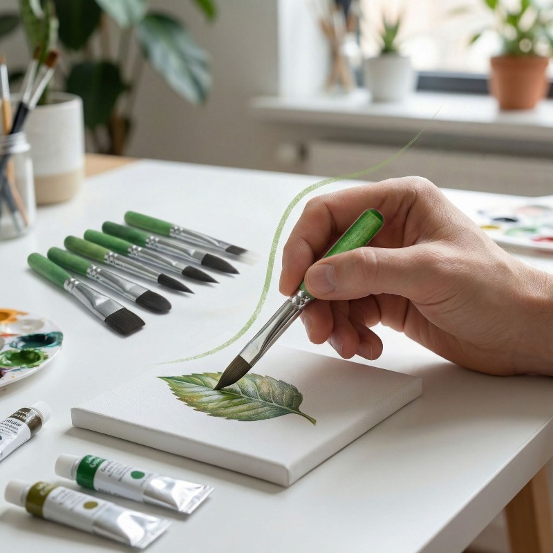 6-piece Mini Travel Painting B - Detailing Brush Set recension och pris