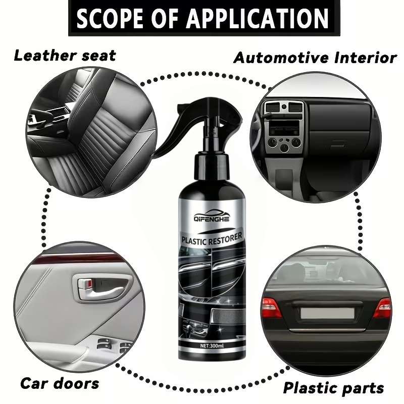 300ml Long-Lasting Plastic Res - Trim Restorer Plastic recension och pris