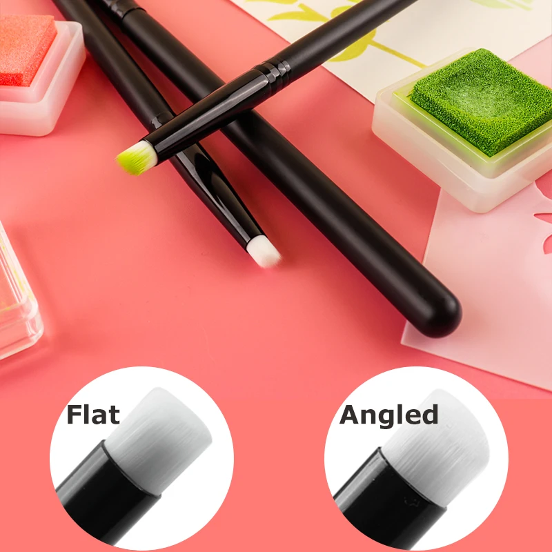 3Pcs/set Flat /angled Detailed - Detailing Brush Set recension och pris