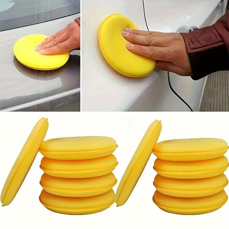 1/5PCS 10cm round Car Wax Appl - Wax Applicator Pad recension och pris